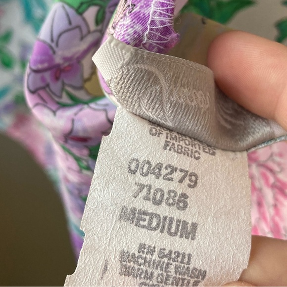 Vintage Inner Most Lightweight Multicolored Floral Robe M - Picture 7 of 7